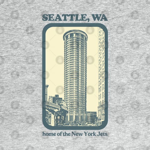 Seattle, Wa /// Humorous Retro Style Tourism Design by DankFutura